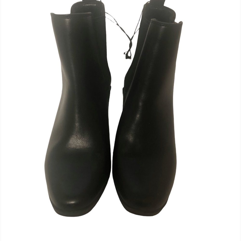 New a. new day Women's Ankle Boots Black/Elle Size 6 1/2